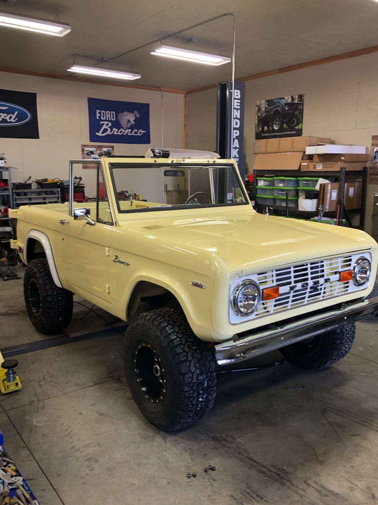 Baby Palomino nearly complete during final assembly